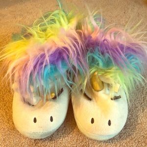 Unicorn slippers